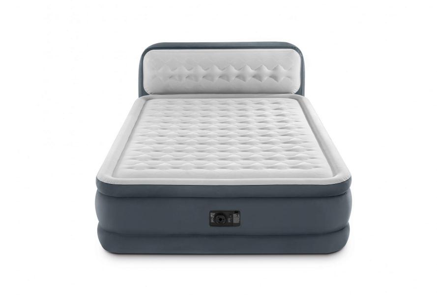Кровать тёмная со спинкой  (152х236х86см) со встроенным насосом 220В 1 шт/упак 64448