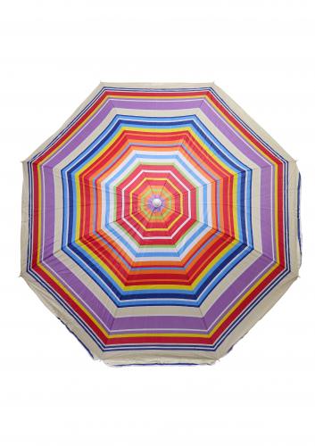 Зонт пляжный фольгированный с наклоном 240 см (6 расцветок) 12 шт/упак ZHU-240 - фото 3